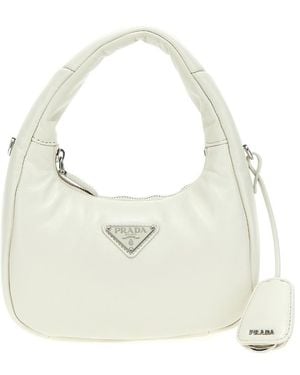 Prada Padded Mini Tote Bag - White