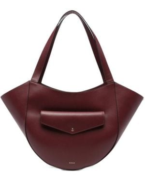 Wandler Double-Handle Handbag - Purple
