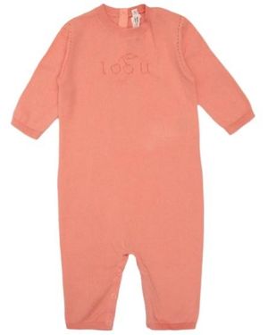 Bonpoint Long-Sleeved Jumpsuit - Pink