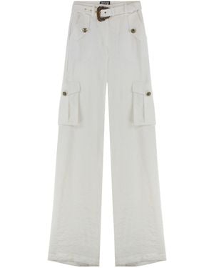 Versace Jeans Couture Cargo Trousers - White
