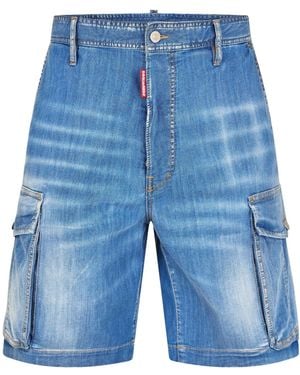 DSquared² Casual Denim Midshorts - Blue