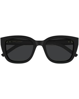 Saint Laurent Sl M176 Cat-Eye Sunglasses - Black