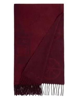 COACH Horse And Carriage Print Oversized Muffler - Purple