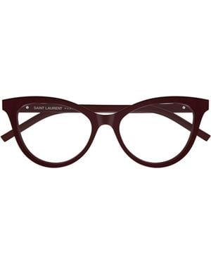 Saint Laurent Eyewear Cat Eye Frame Glasses - White