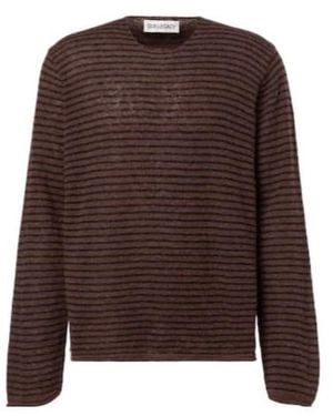 Our Legacy Striped Design Jumper - Brown