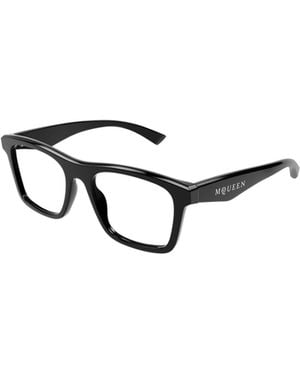 McQueen Eyewear Square Frame Glasses - White