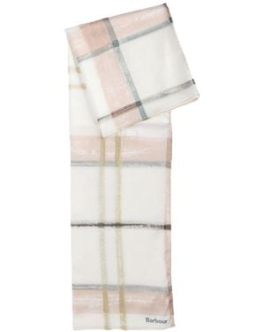 Barbour Gianna Plaid Scarf - White