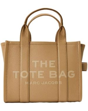 Marc Jacobs Small Leather Tote Bag - Metallic
