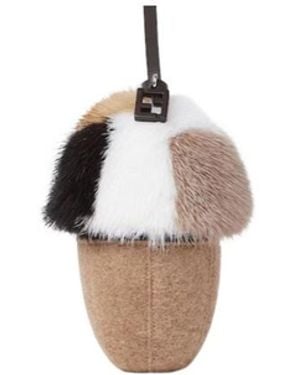 Fendi Squirrel Charm - White