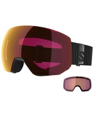 Salomon Lab Radium Pro Sigma Logo-Detail Goggles - Red
