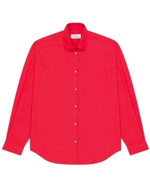 Laneus Button-Up Shirt - Red