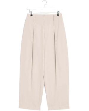 Lemaire Pleated Palazzo Trousers - White