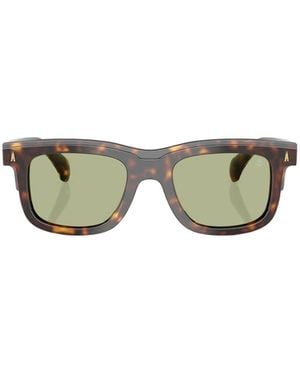 Moncler Logo-Print Sunglasses - Green