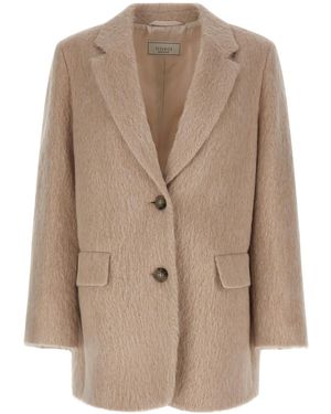 Peserico Single Breasted Blazer - Brown