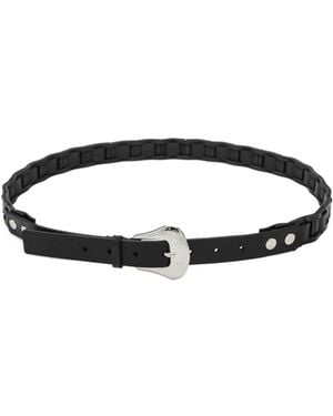 NAMACHEKO Ceto Braided Belt - White