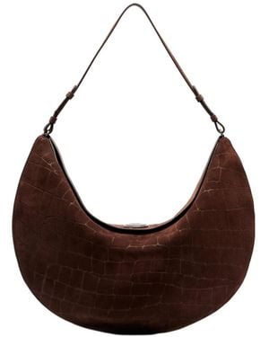Jacquemus Le Calisso Medium Suede Shoulder Bag - Brown