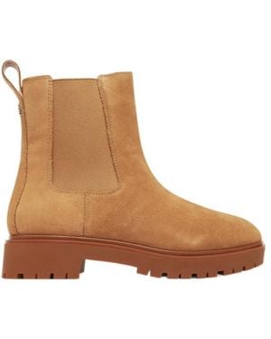 Ralph Lauren Round-Toe Ankle Boots - Brown