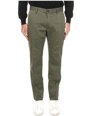 Incotex Casual Pants With Belt Loops - Green
