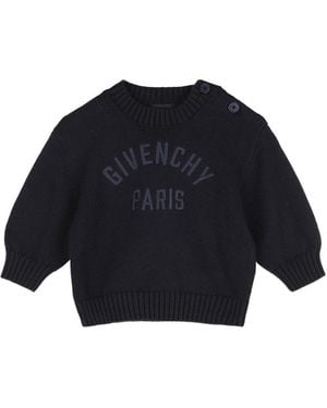 Givenchy Logo-Embroidered Sweater - Blue