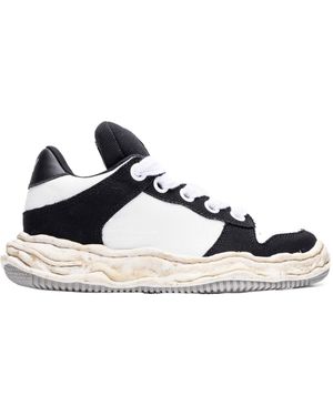 Maison Mihara Yasuhiro Wayne Og Sole Leather Trainers - Multicolour