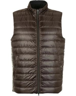 Herno Padded Gilet - Brown