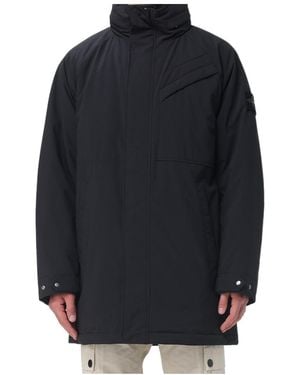 Stone Island Long-Sleeved Coat - Blue