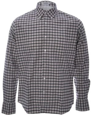 J.Lindeberg Bobby Checked Shirt - Blue