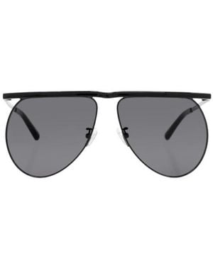 The Attico Logo Sunglasses - Metallic