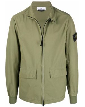 Stone Island Compass-Badge Lightweight Jacket - Green