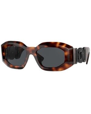 Versace Eyewear Rectangular Frame Sunglasses - White