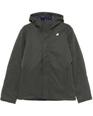 K-Way Hooded Waterproof Jacket - Green