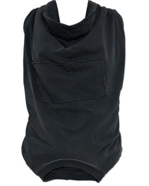 Maison Margiela Ruffled Top - Black