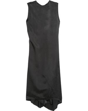 FEDERICO CINA Sleeveless Asymmetric Dress - Black