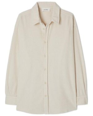 American Vintage Corduroy Shirt - White