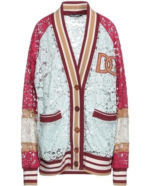 Dolce & Gabbana Multicolor Cardigans - Red