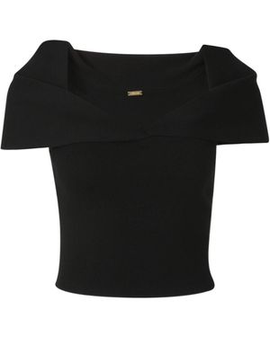 Cult Gaia Short-Sleeved T-Shirt - Black