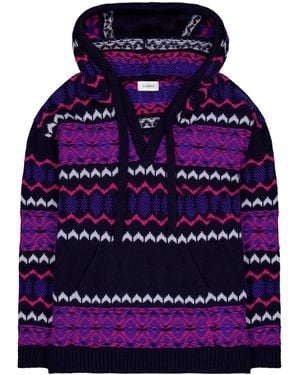 Laneus Hooded Jumper - Purple