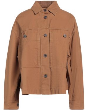 Weekend by Maxmara Minimalist Canvas Coat - Brown