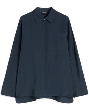 Max Mara Long Sleeve Shirt - Blue