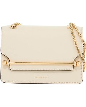 Strathberry Flip Shoulder Bag - Natural