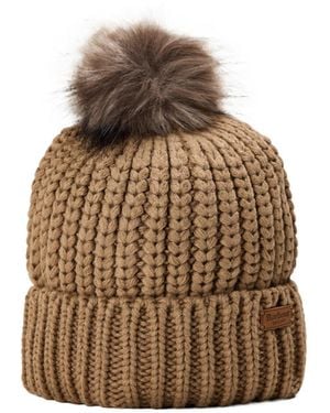 Barbour Casual Knit Beanie - Brown