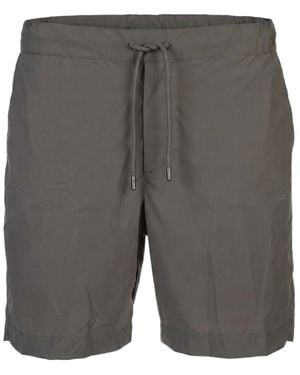 Fedeli Drawstring Swim Trunks - Grey