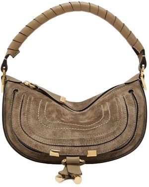 Chloé Suede Shoulder Bag - Brown