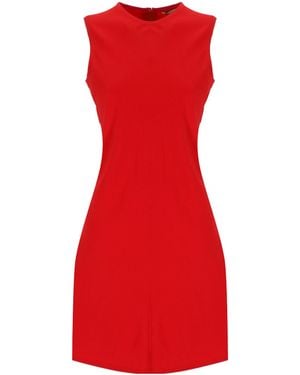Ami Paris Straight Short Dress - Red