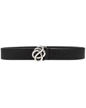 By Malene Birger Logo Belt - White