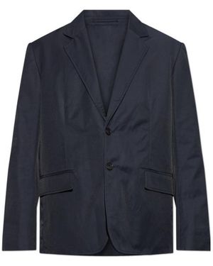 Lanvin Buttoned Blazer - Blue