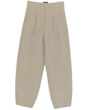 Soeur Pleated Details Casual Trousers - Grey