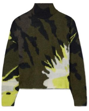 Amiri Jacquard Knitted Jumper - Green