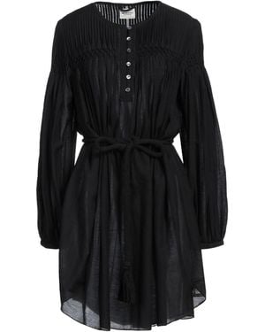 Isabel Marant Solid Long-Sleeve Dress - Black