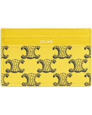 Celine Card Holder - Yellow